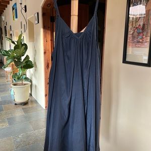 Dress pleated A frame